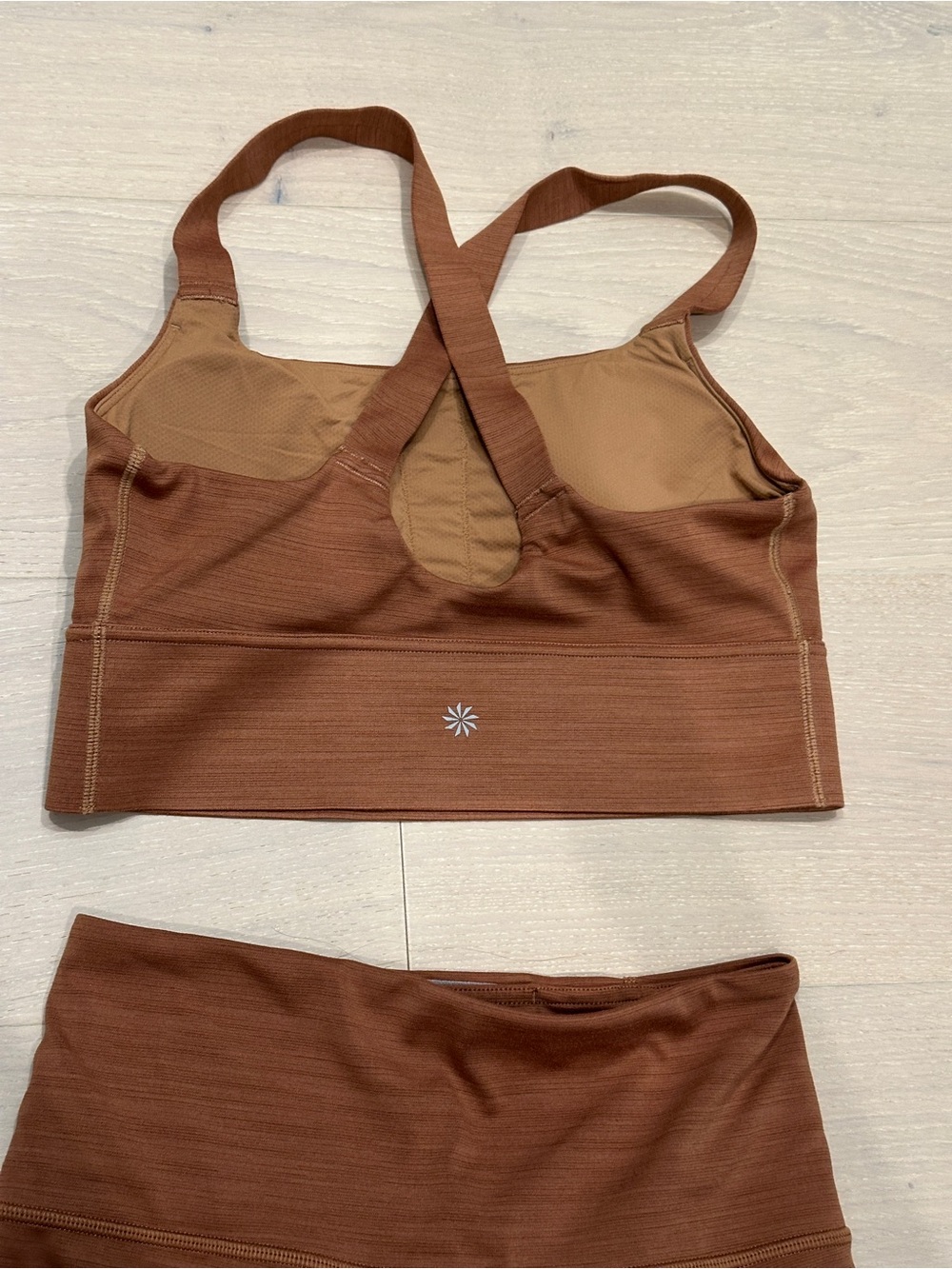 Athleta Two-Piece Active Set - Rust Orange - Picture 3 of 4